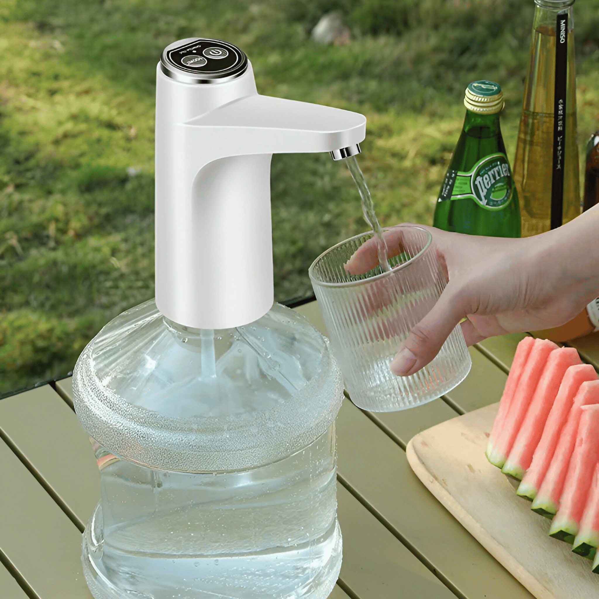 Automatic USB Rechargeable Water Dispenser Pump for Bottled Water – Smart One-Touch Electric Pump