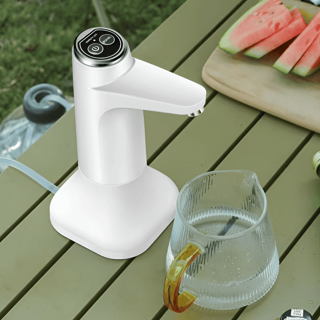 Automatic USB Rechargeable Water Dispenser Pump for Bottled Water – Smart One-Touch Electric Pump