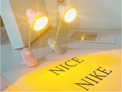 Mini Clip LED Desk Lamp – Portable Flexible Reading Light