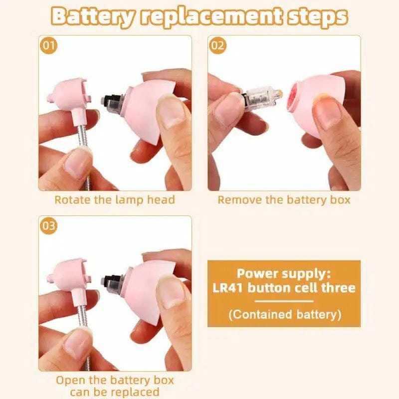 Mini Clip LED Desk Lamp – Portable Flexible Reading Light