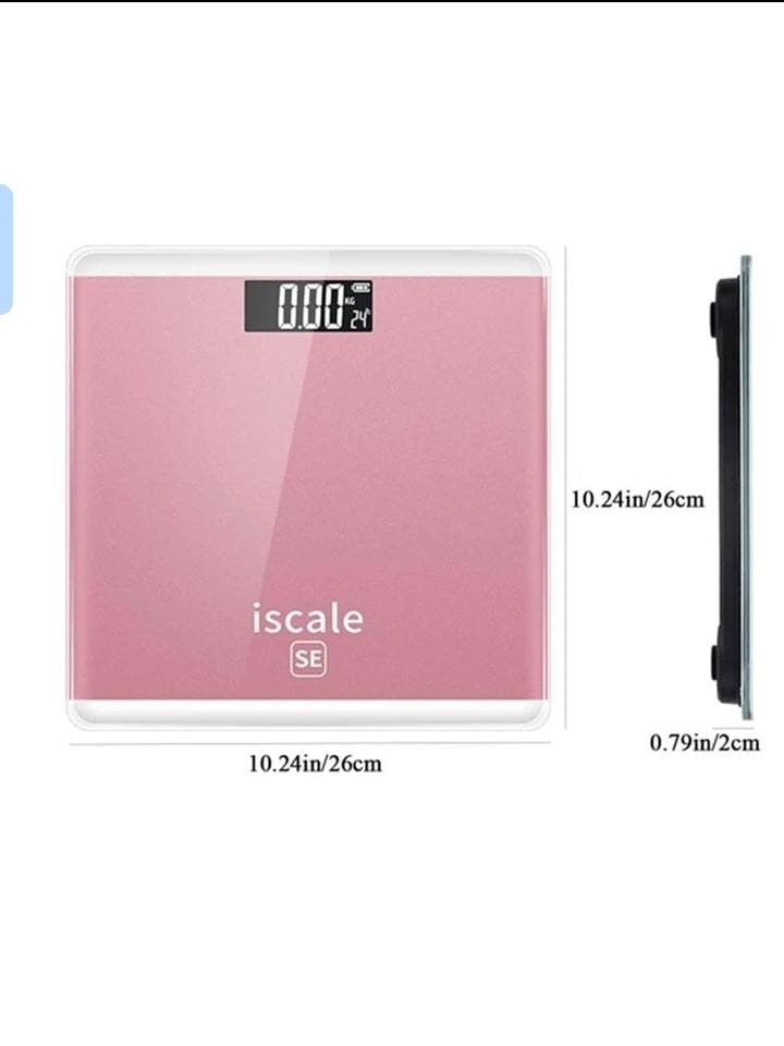 iScale SE Digital Smart Weighing Scale – LED Display with Temperature Sensor
